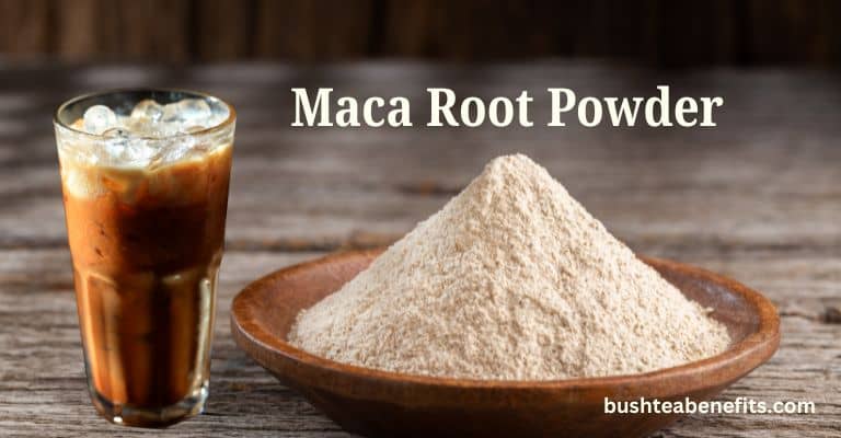 maca root tea can be served warm or over ice